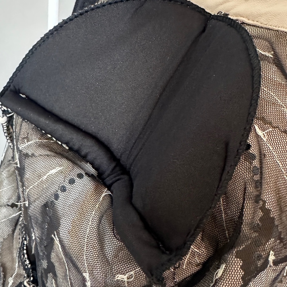 Elegant Leaf Pattern Bomber Jacket - image 7